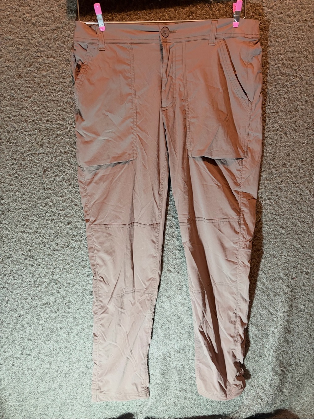 REI Light Beige Women's Straight-Leg Cargo Pants